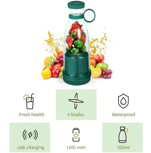 Electric Portable Mini Juicer Bottle